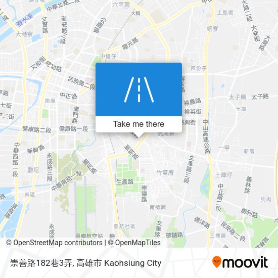 崇善路182巷3弄地圖