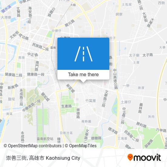崇善三街地圖