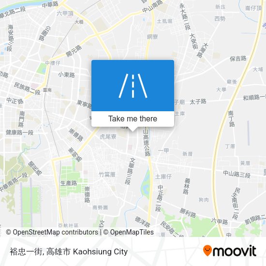 裕忠一街 map