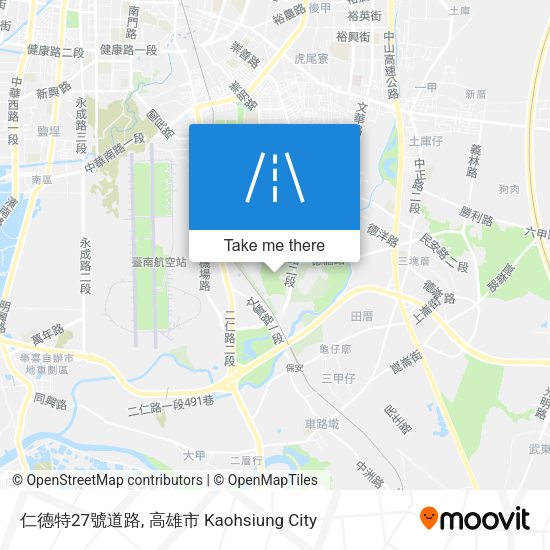 仁德特27號道路地圖