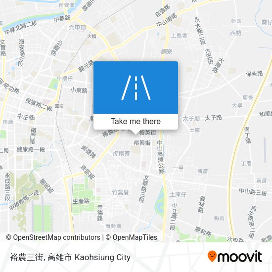 裕農三街 map