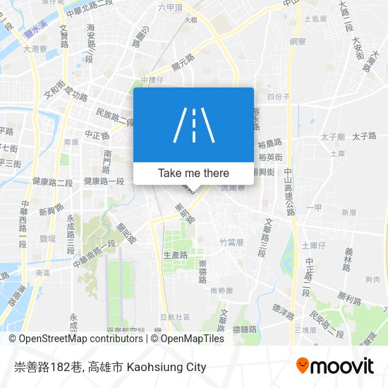 崇善路182巷地圖