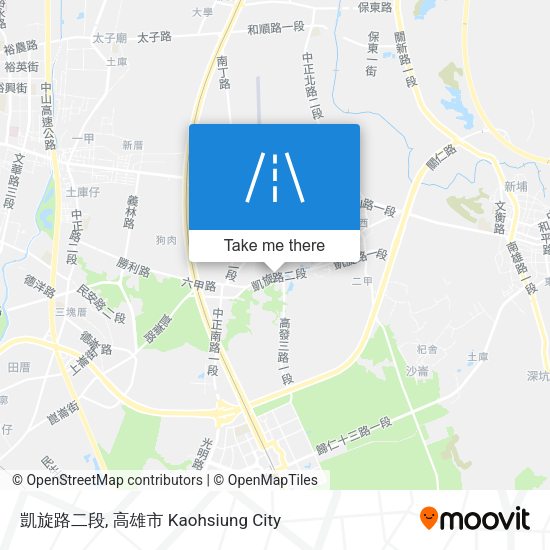 凱旋路二段 map