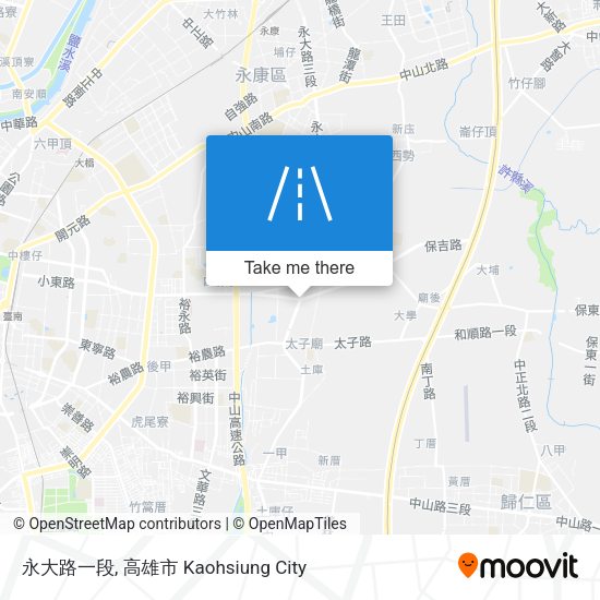 永大路一段 map
