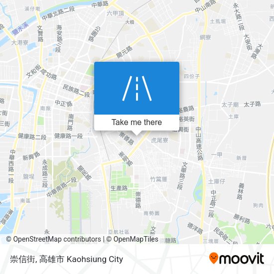 崇信街 map