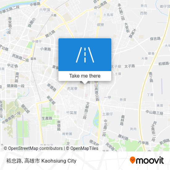 裕忠路地圖