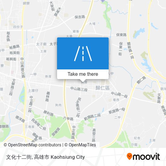 文化十二街地圖