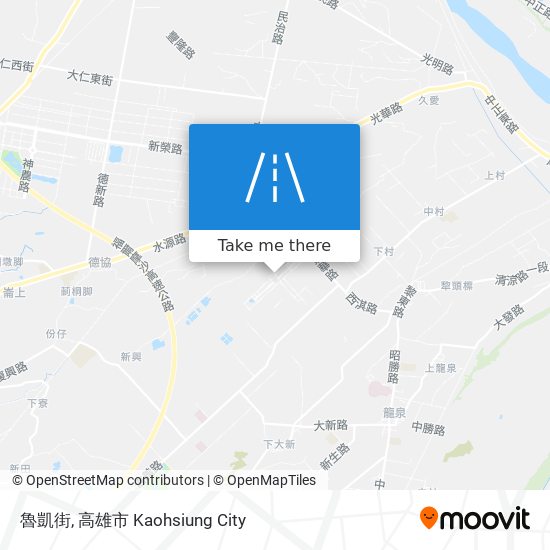 魯凱街 map