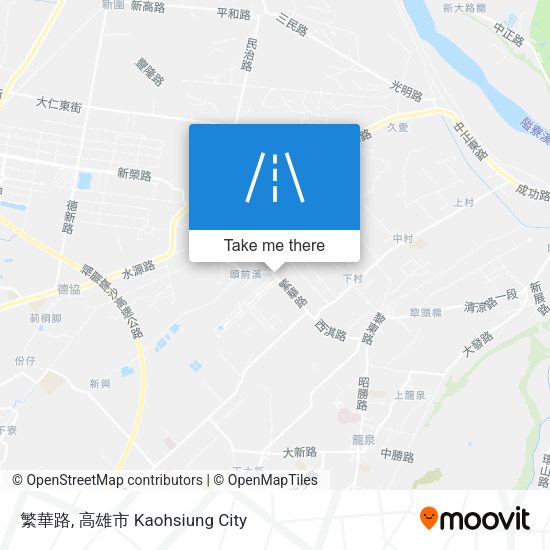 繁華路地圖