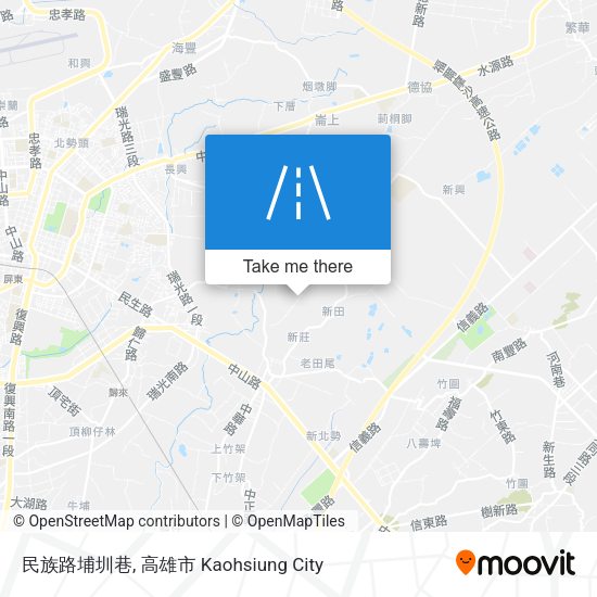 民族路埔圳巷地圖