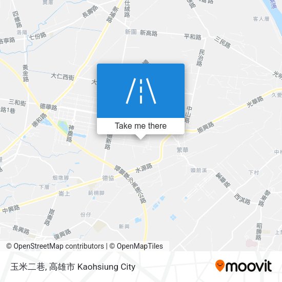 玉米二巷 map