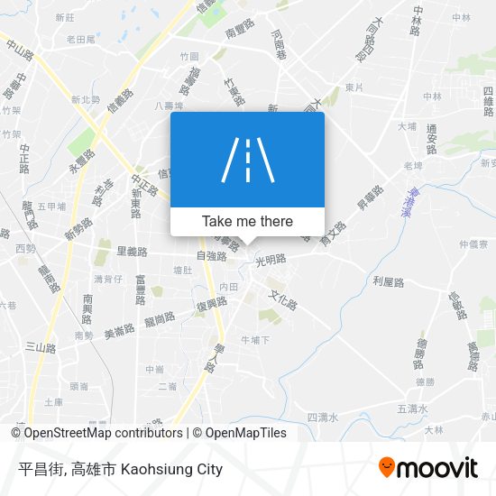 平昌街地圖