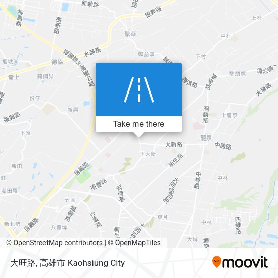 大旺路 map