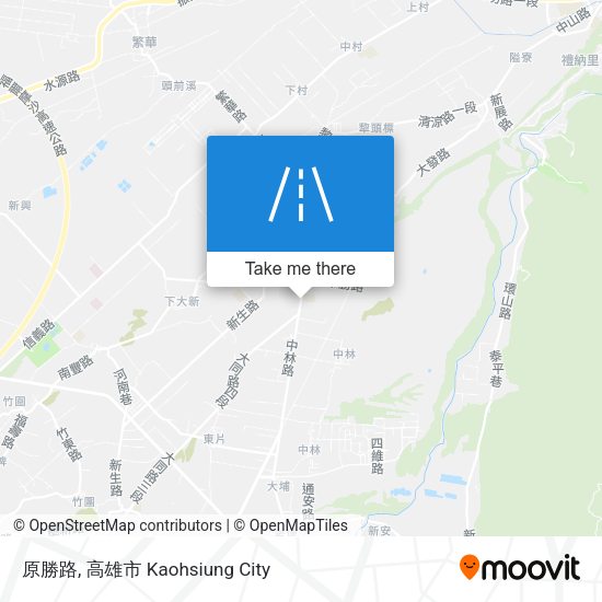 原勝路地圖