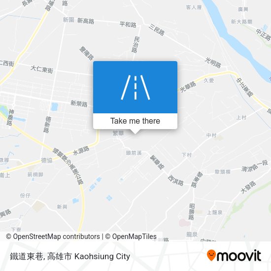 鐵道東巷 map