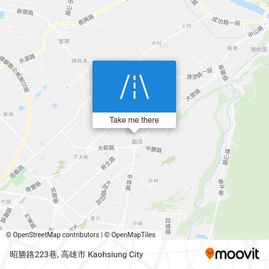 昭勝路223巷地圖