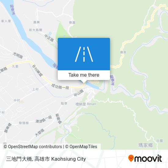 三地門大橋 map