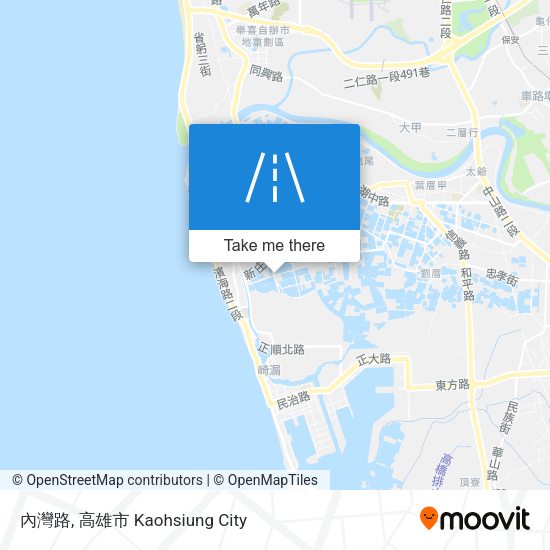 內灣路 map