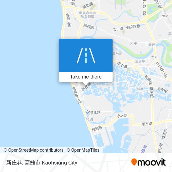 新庄巷地圖