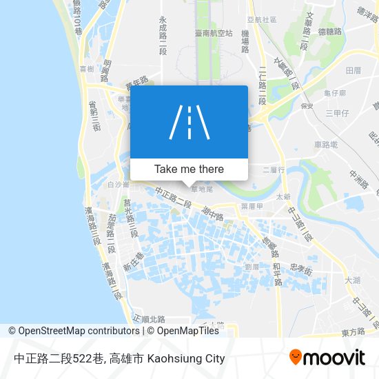 中正路二段522巷地圖