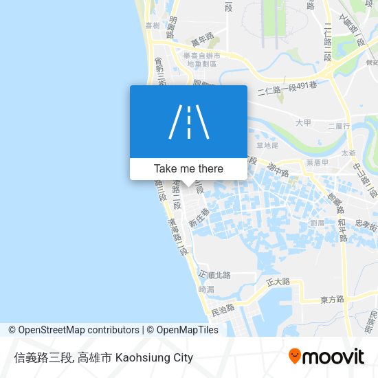 信義路三段 map