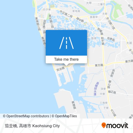 茄萣橋地圖