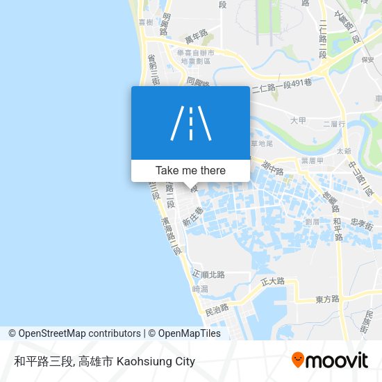 和平路三段地圖