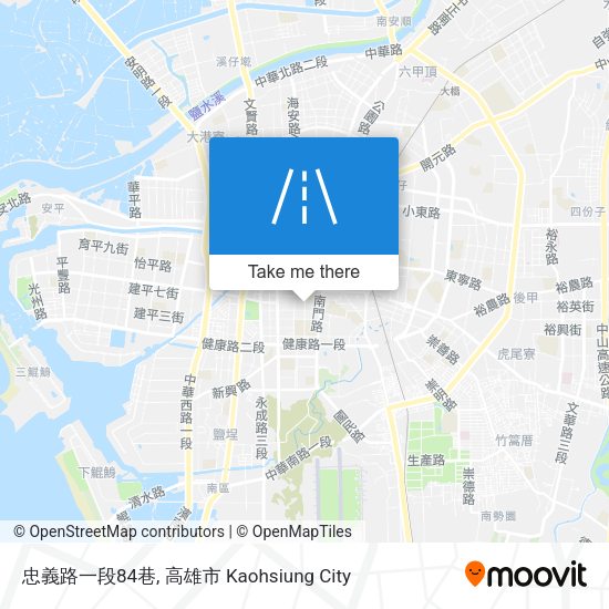 忠義路一段84巷 map