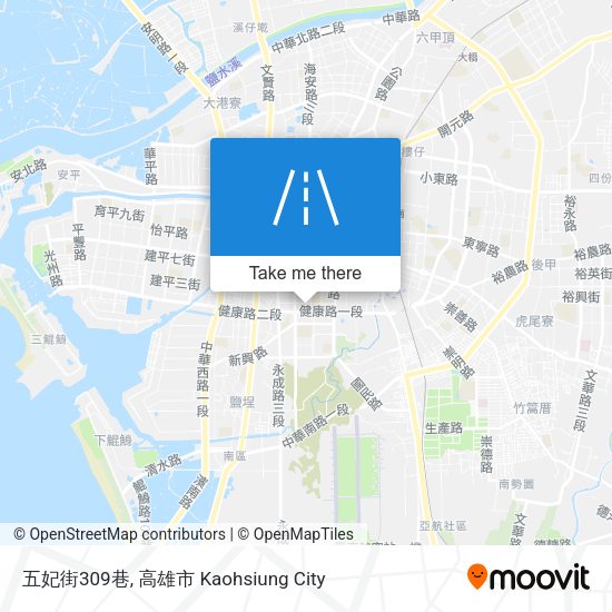 五妃街309巷地圖