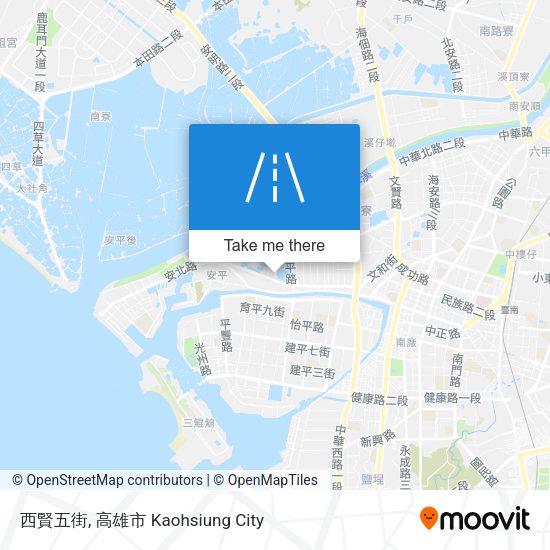 西賢五街 map