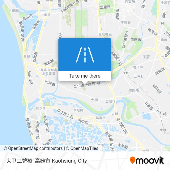 大甲二號橋 map