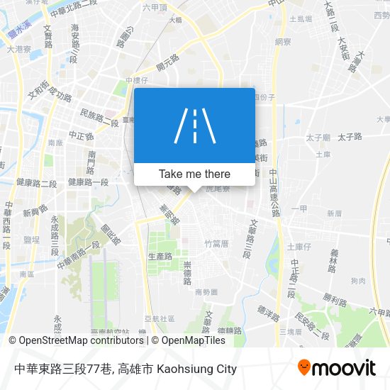 中華東路三段77巷 map