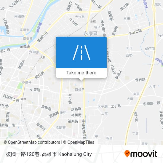 復國一路120巷 map