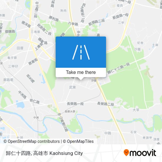 歸仁十四路 map
