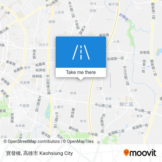 寶發橋 map