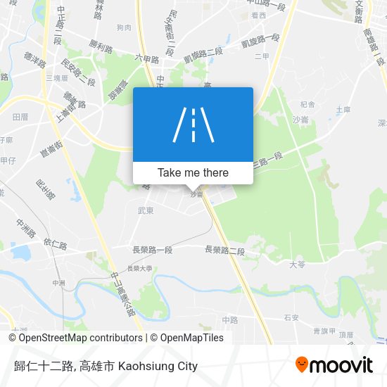歸仁十二路地圖