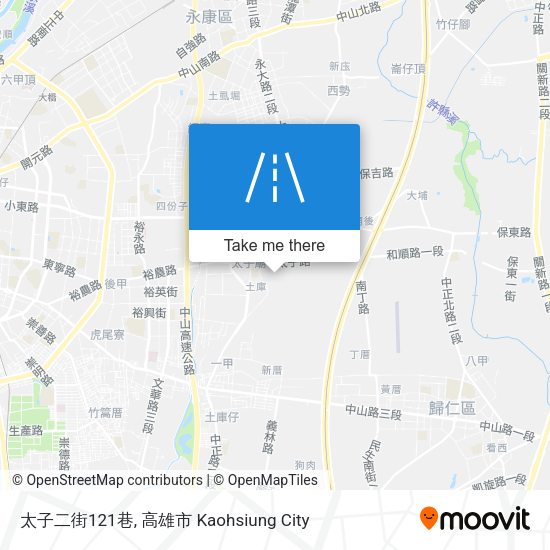 太子二街121巷 map