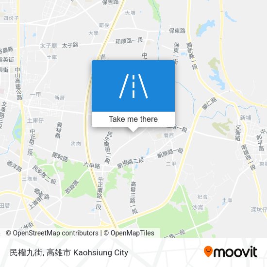 民權九街地圖