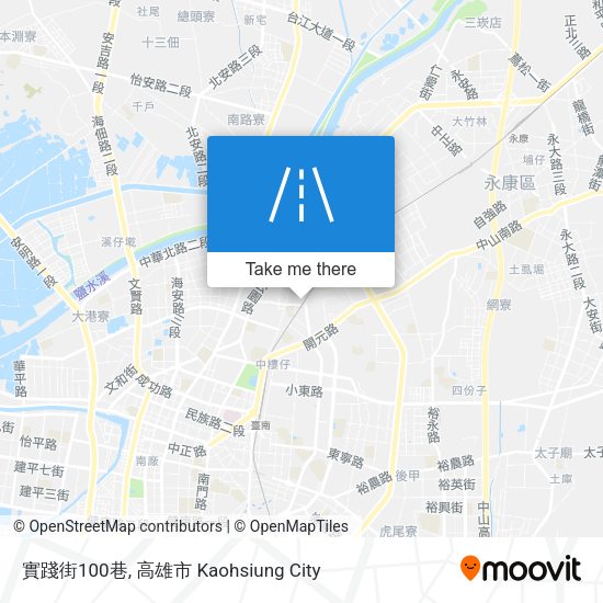 實踐街100巷 map