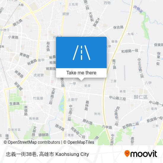 忠義一街38巷 map
