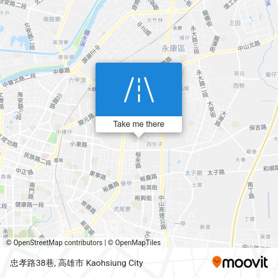忠孝路38巷 map