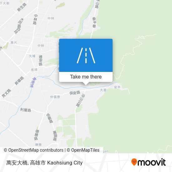 萬安大橋地圖