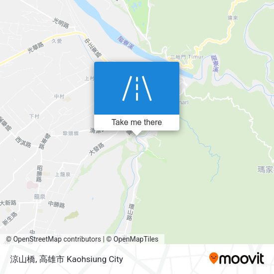 涼山橋 map