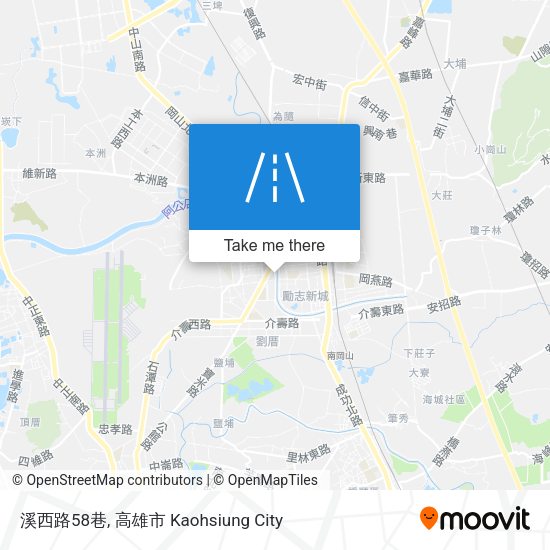 溪西路58巷地圖