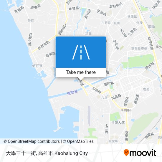 大學三十一街 map