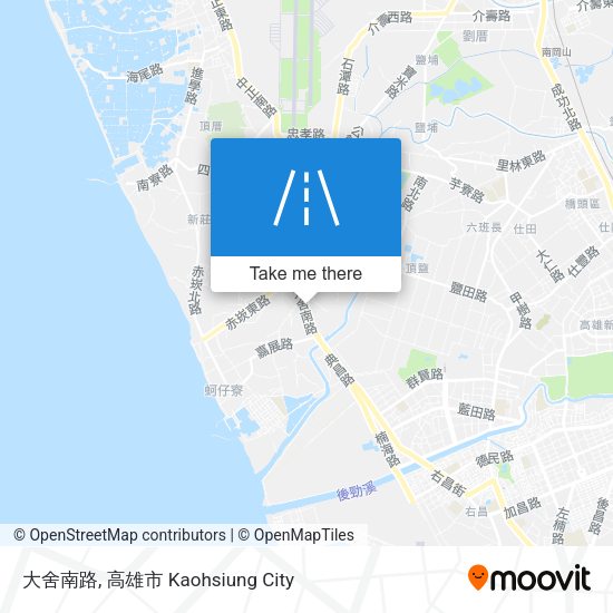 大舍南路 map