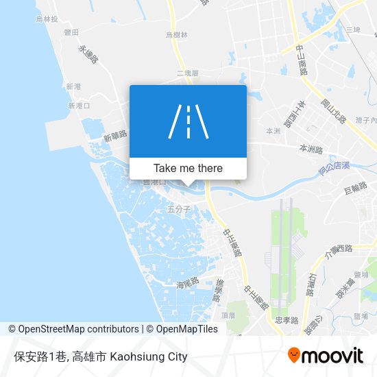 保安路1巷地圖