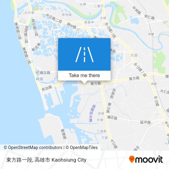 東方路一段 map