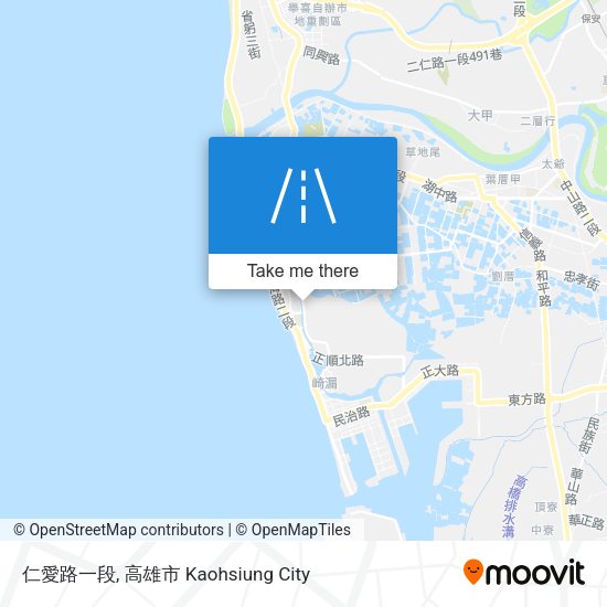 仁愛路一段 map