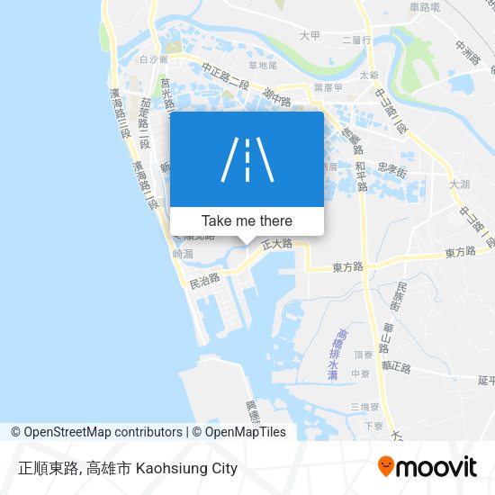 正順東路 map